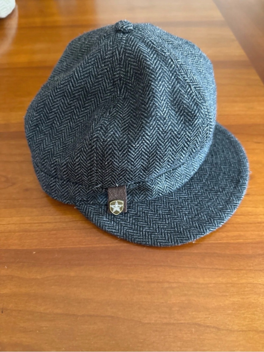 Obey Herringbone Cap with Copper Lining